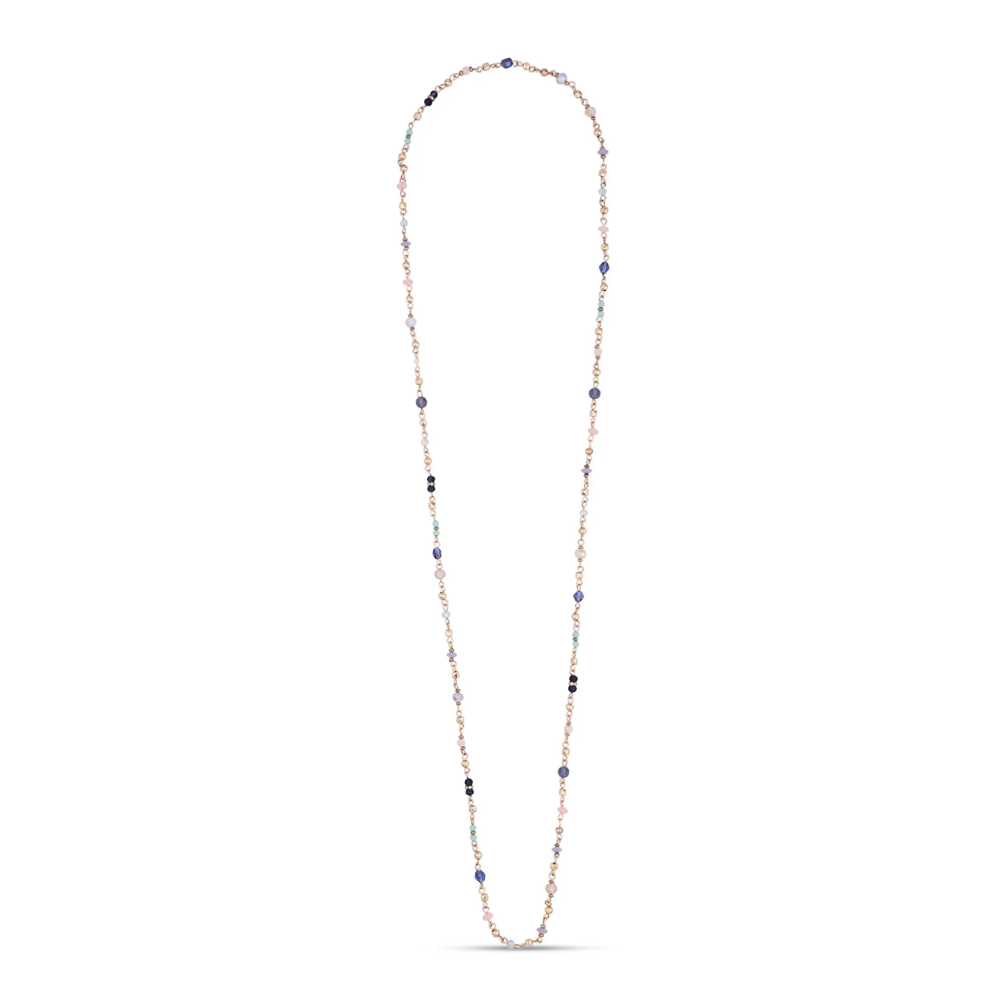 Accessorize London Women Multi Long Bead Rope Necklace
