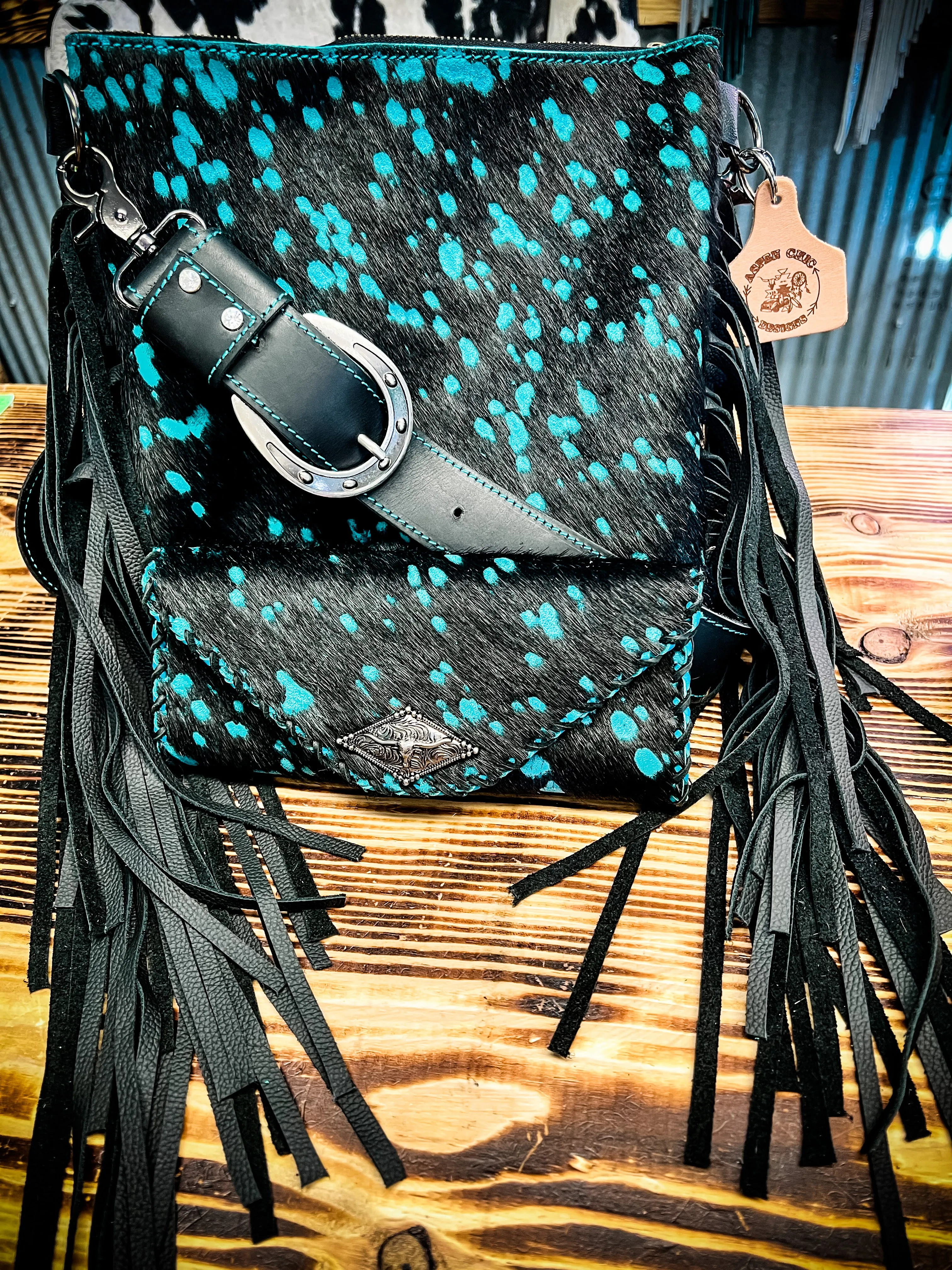 ACD Wallet 1116 Black & Turquoise
