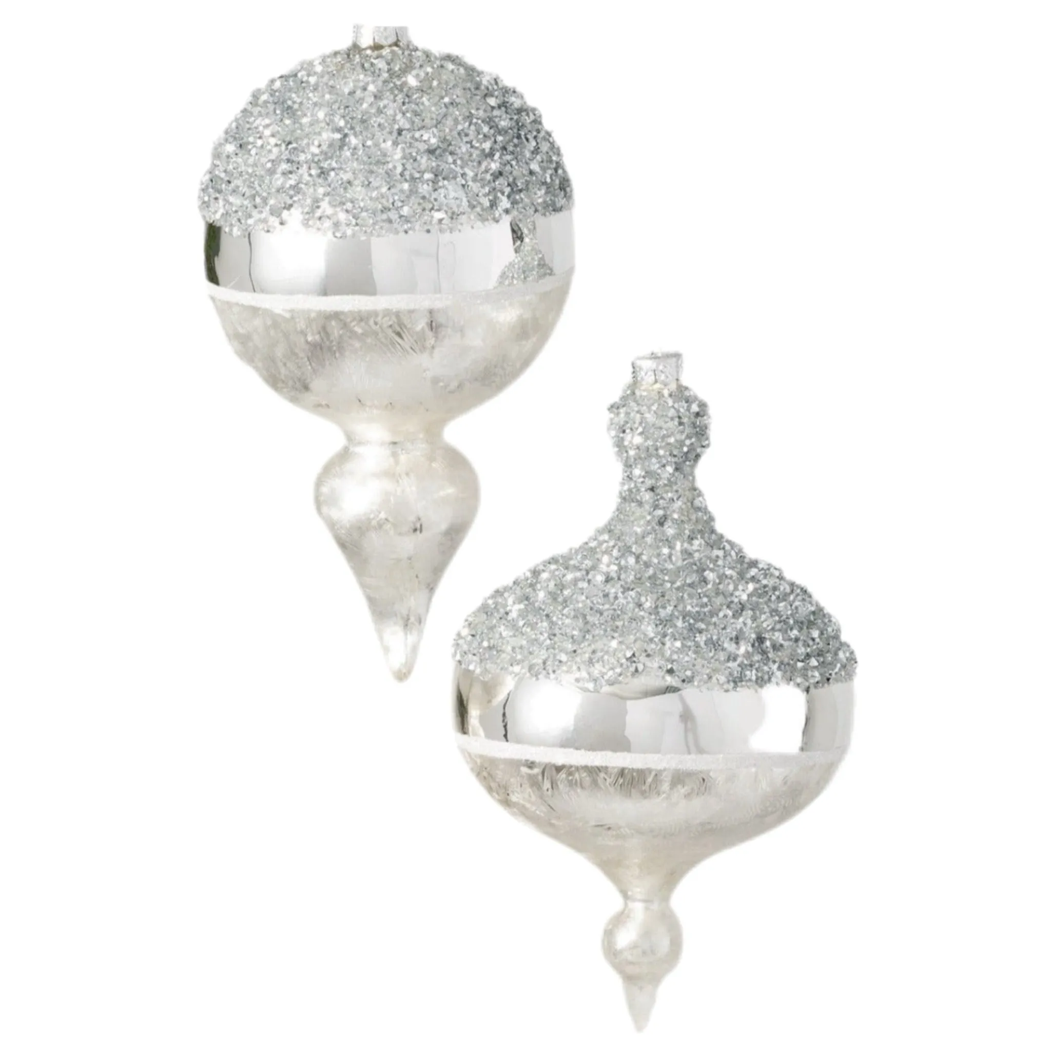 Assorted Silver Finial Ball, INDIVIDUALLY SOLD