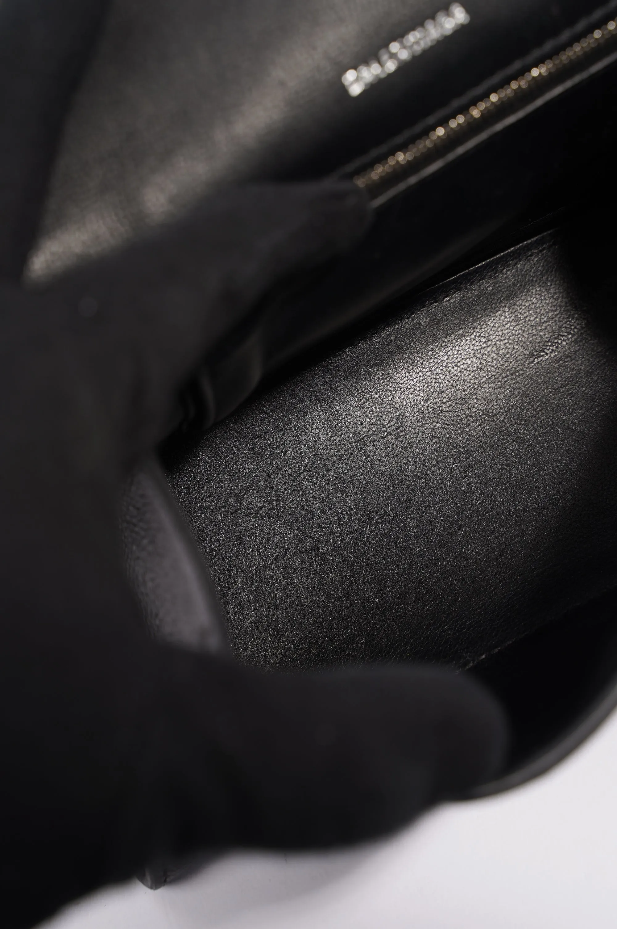 Balenciaga Hourglass Bag Black Leather Small