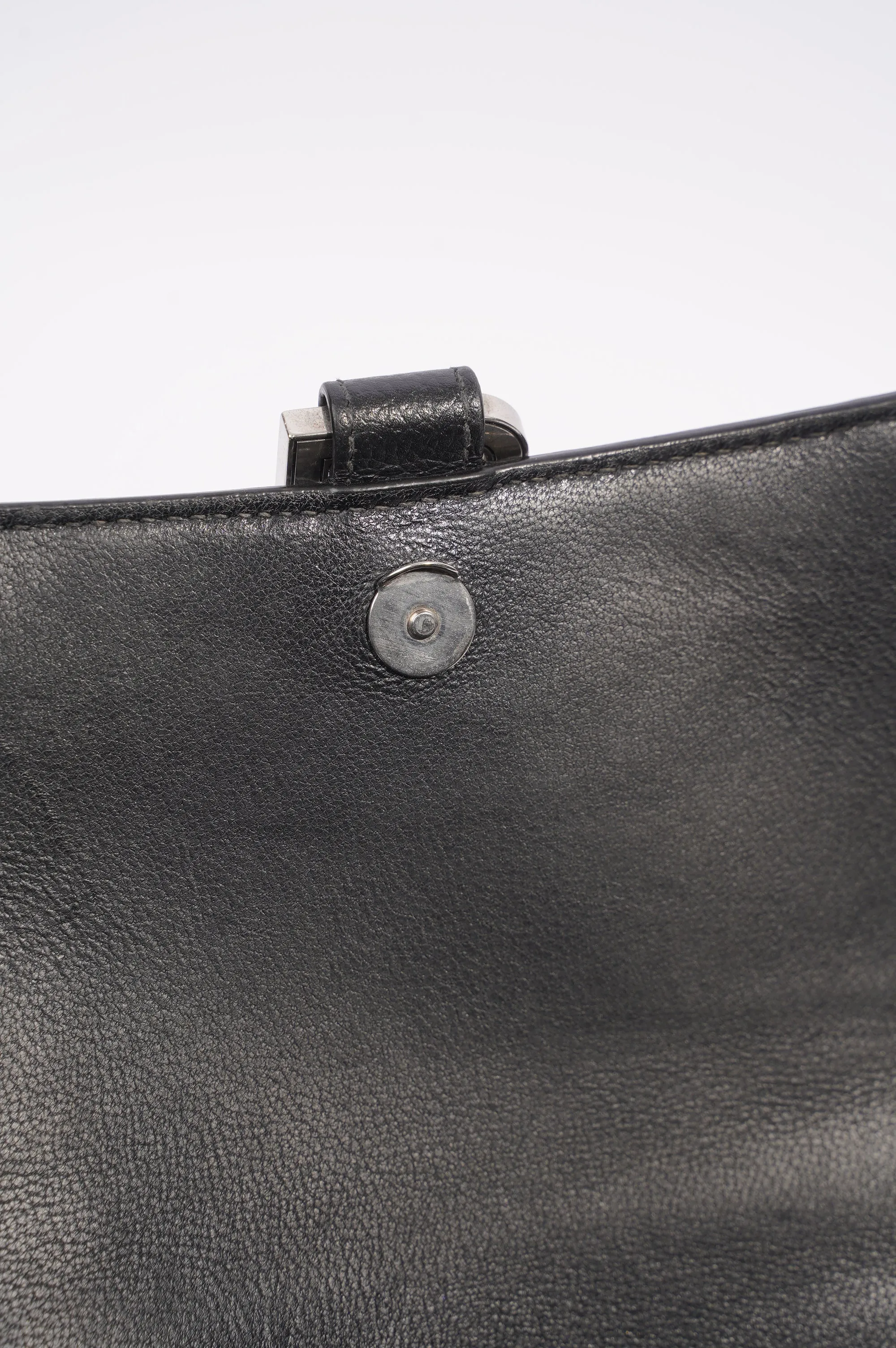 Balenciaga Hourglass Bag Black Leather Small