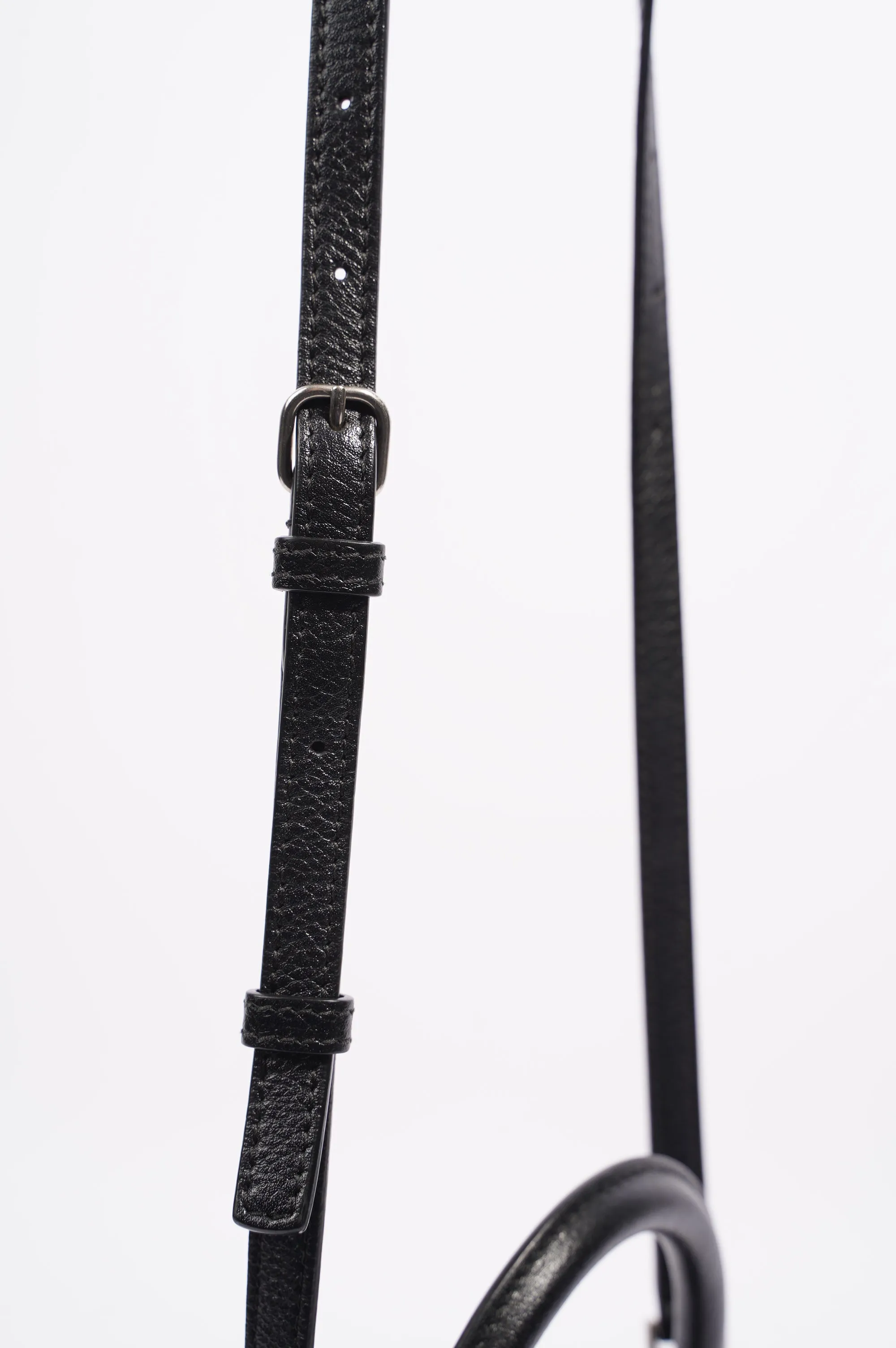 Balenciaga Hourglass Bag Black Leather Small