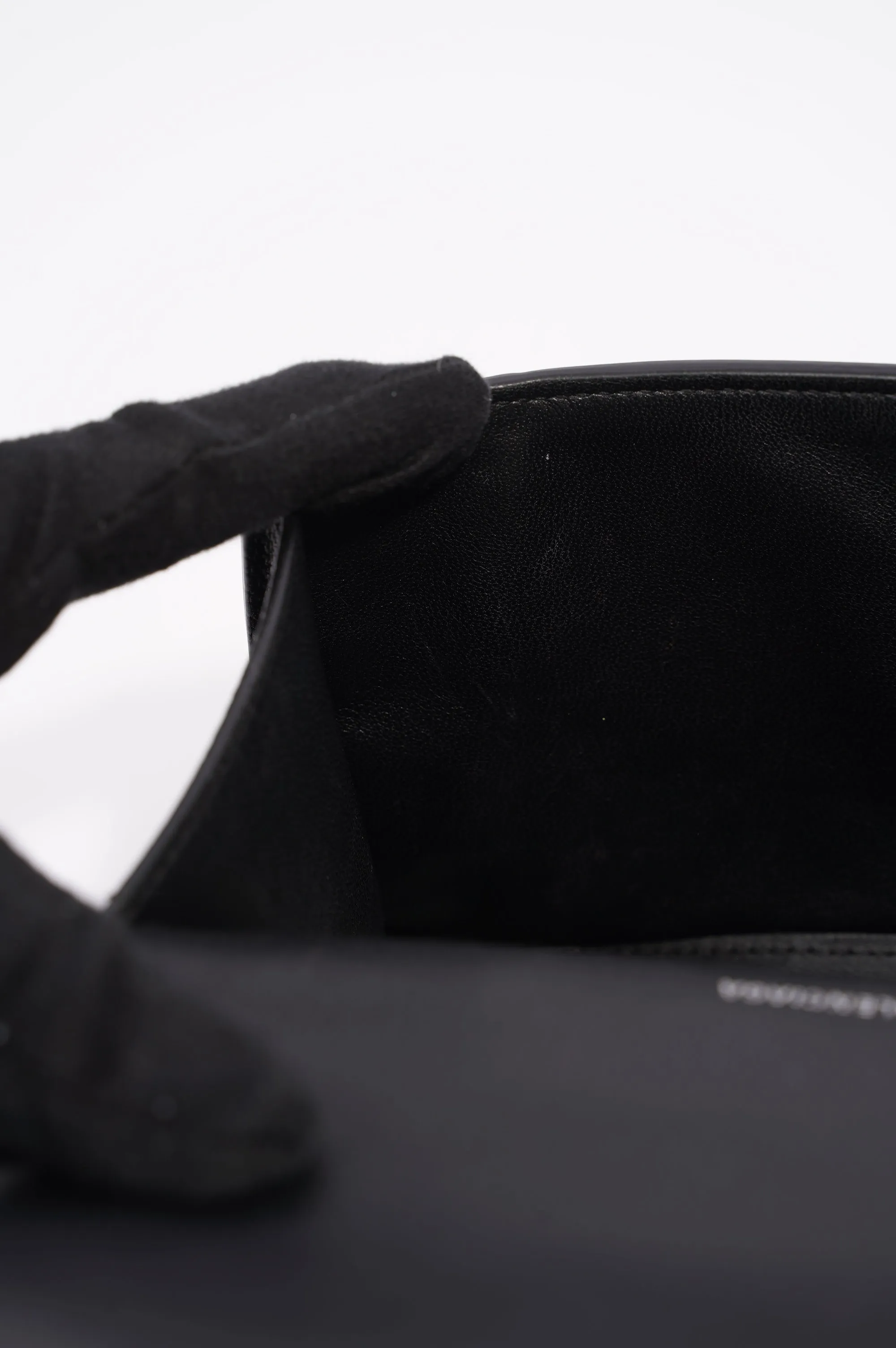 Balenciaga Hourglass Bag Black Leather Small