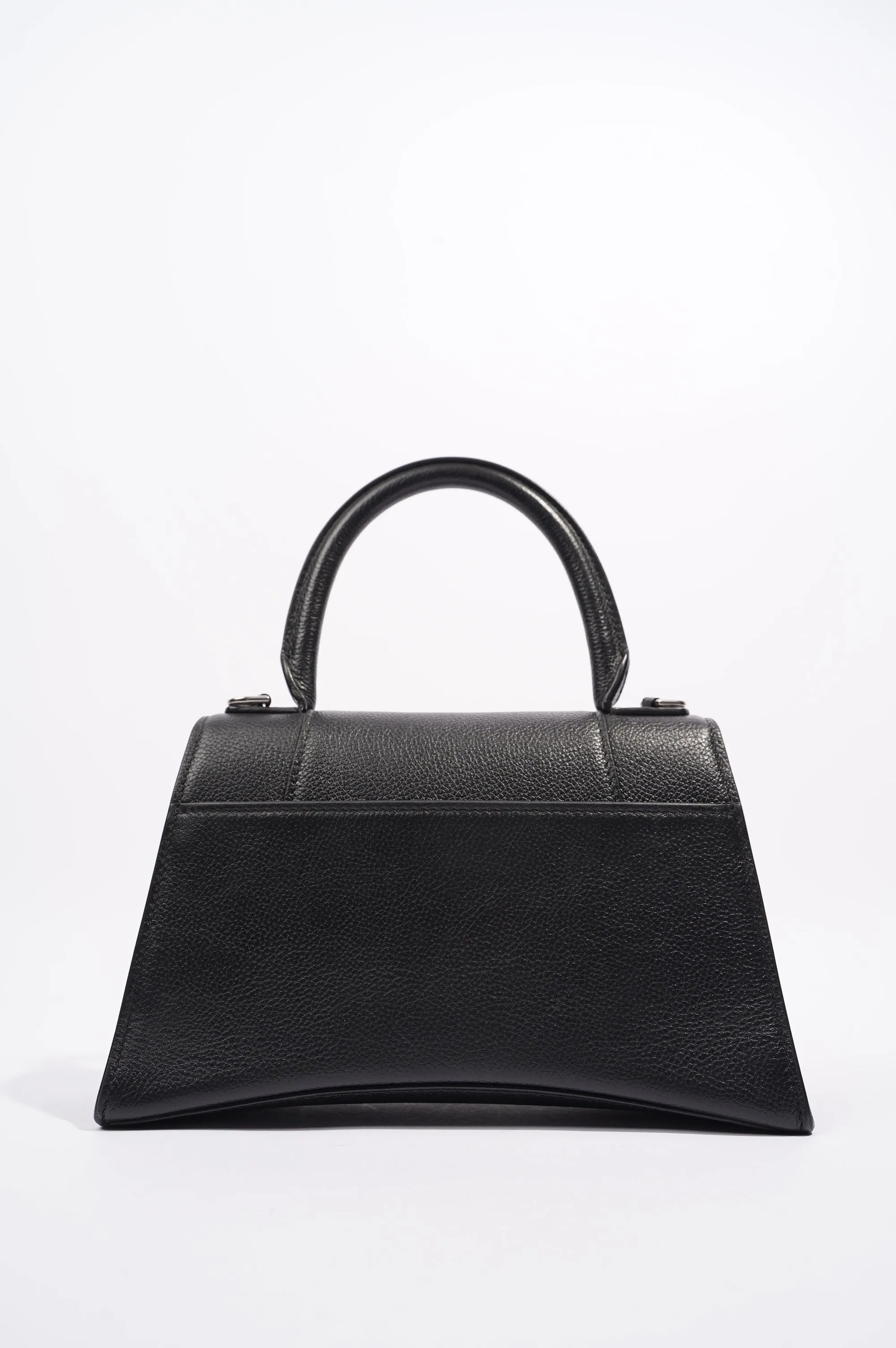 Balenciaga Hourglass Bag Black Leather Small