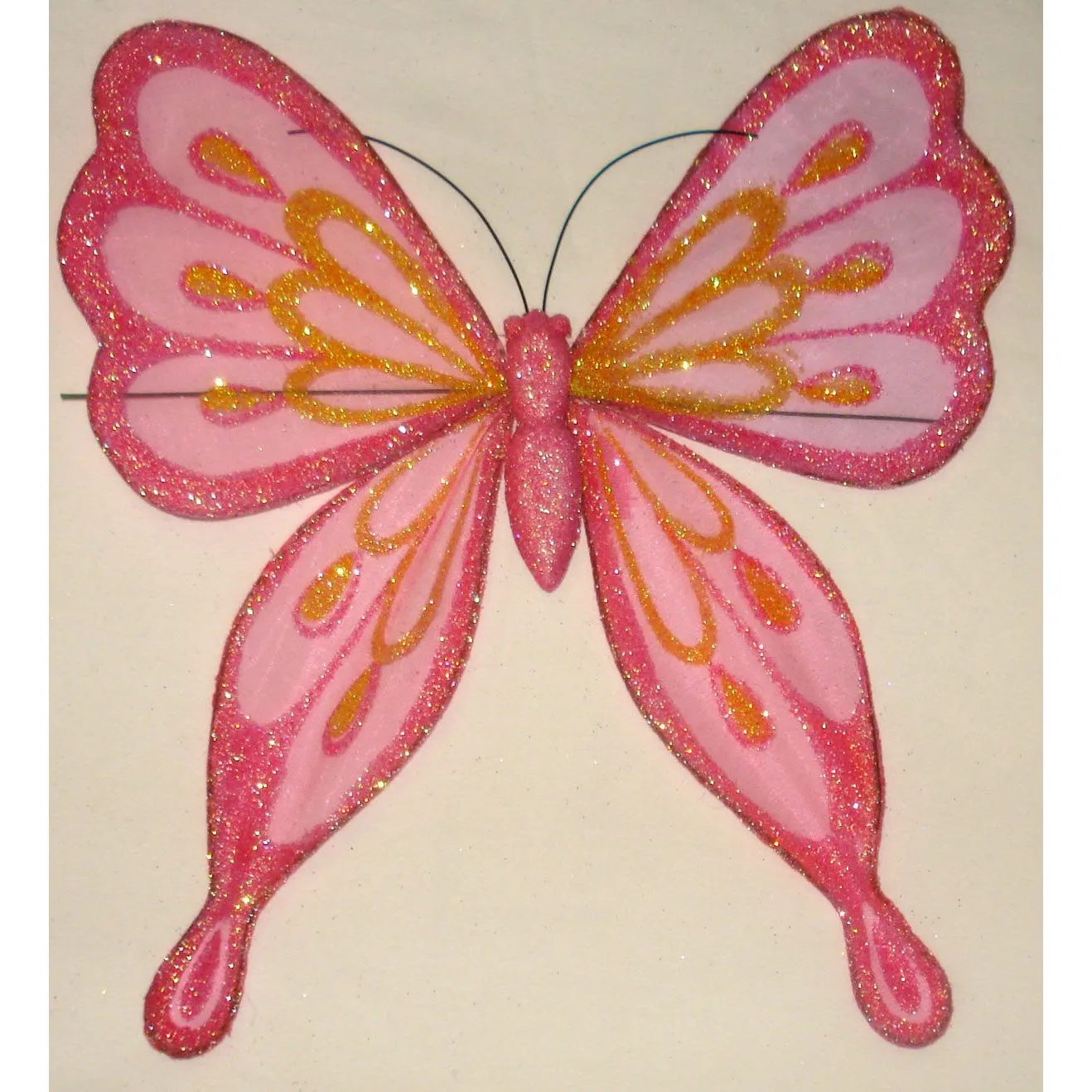 Butterfly Decoration Organza Glitter Wings