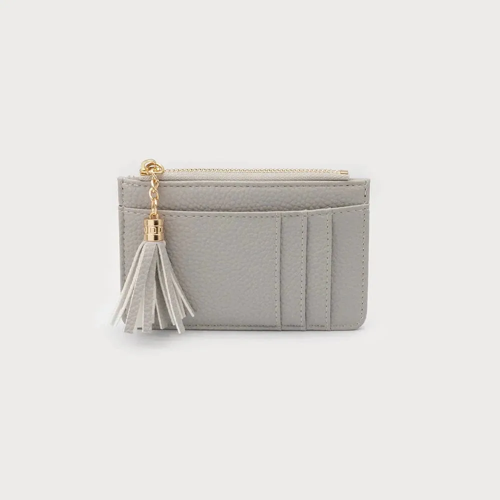 Caracol Card Wallet With 3 Cards Slot And A Zipper-7150