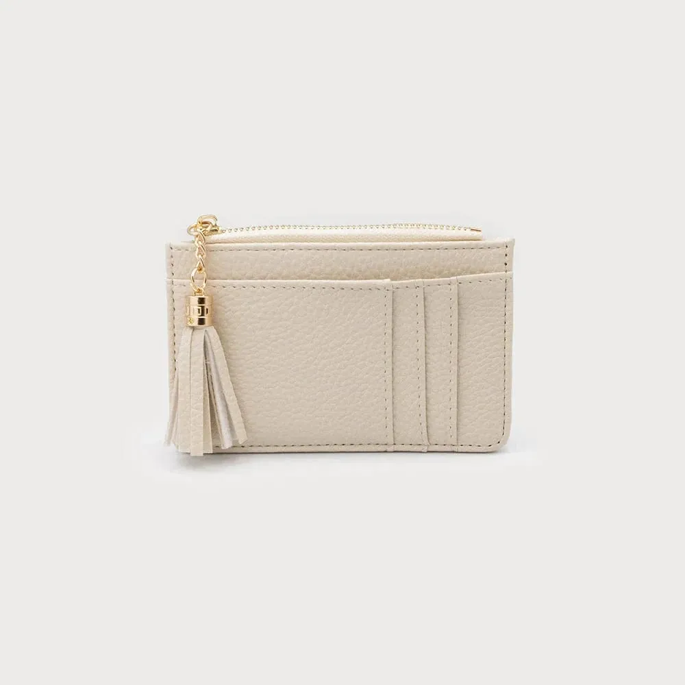 Caracol Card Wallet With 3 Cards Slot And A Zipper-7150