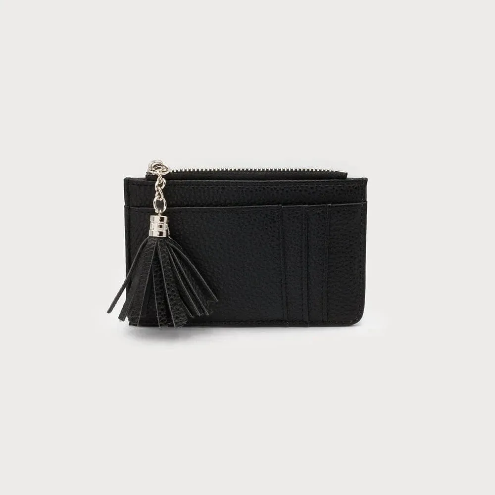 Caracol Card Wallet With 3 Cards Slot And A Zipper-7150