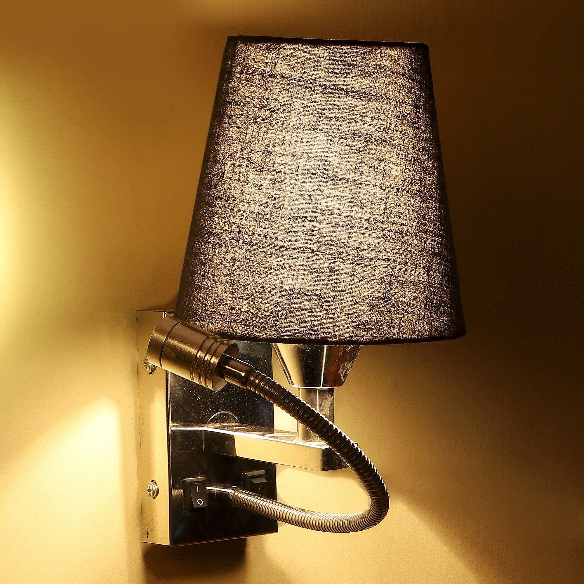 Chrome Brass Wall Light