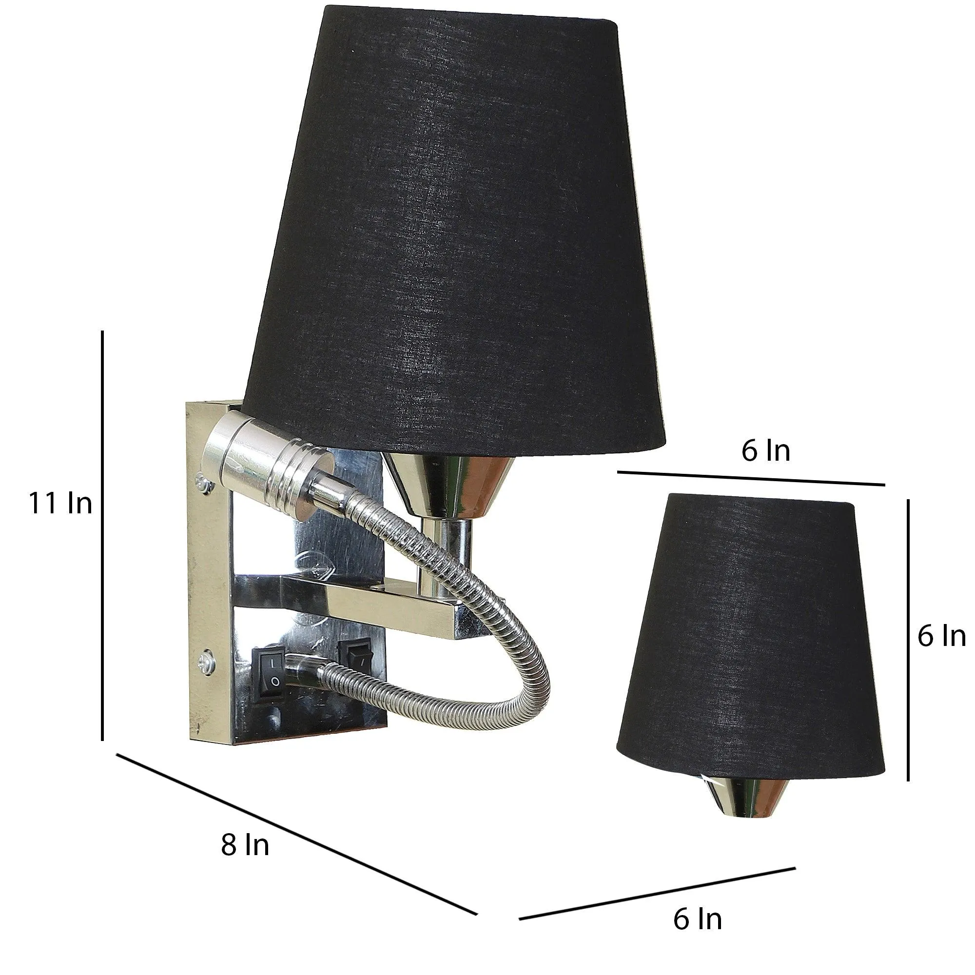 Chrome Brass Wall Light