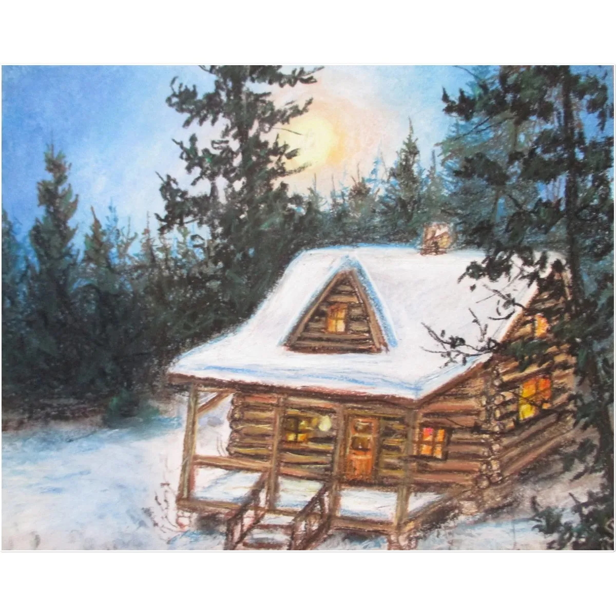 Cozy Cabin ~ Temporary Tattoo