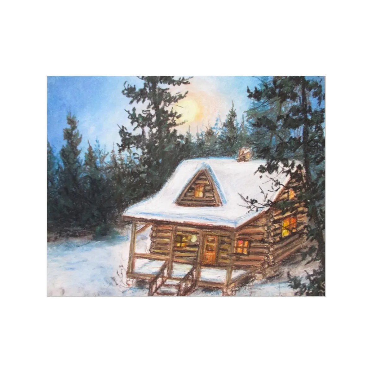 Cozy Cabin ~ Temporary Tattoo