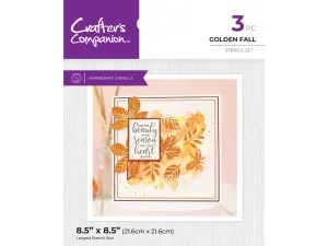 Crafter's Companion Stencil - Golden Fall