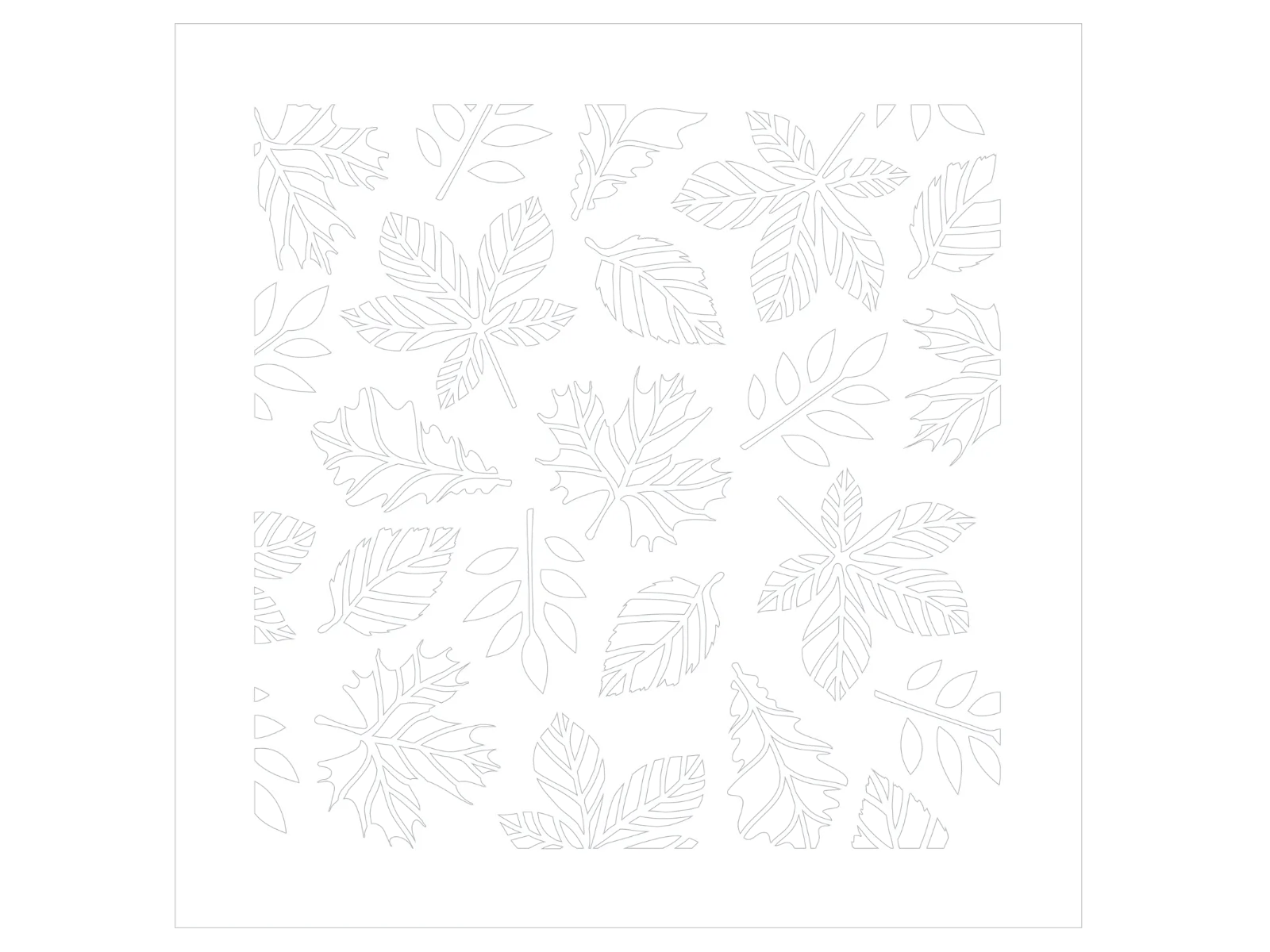 Crafter's Companion Stencil - Golden Fall