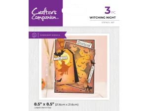 Crafter's Companion Stencil - Witching Night