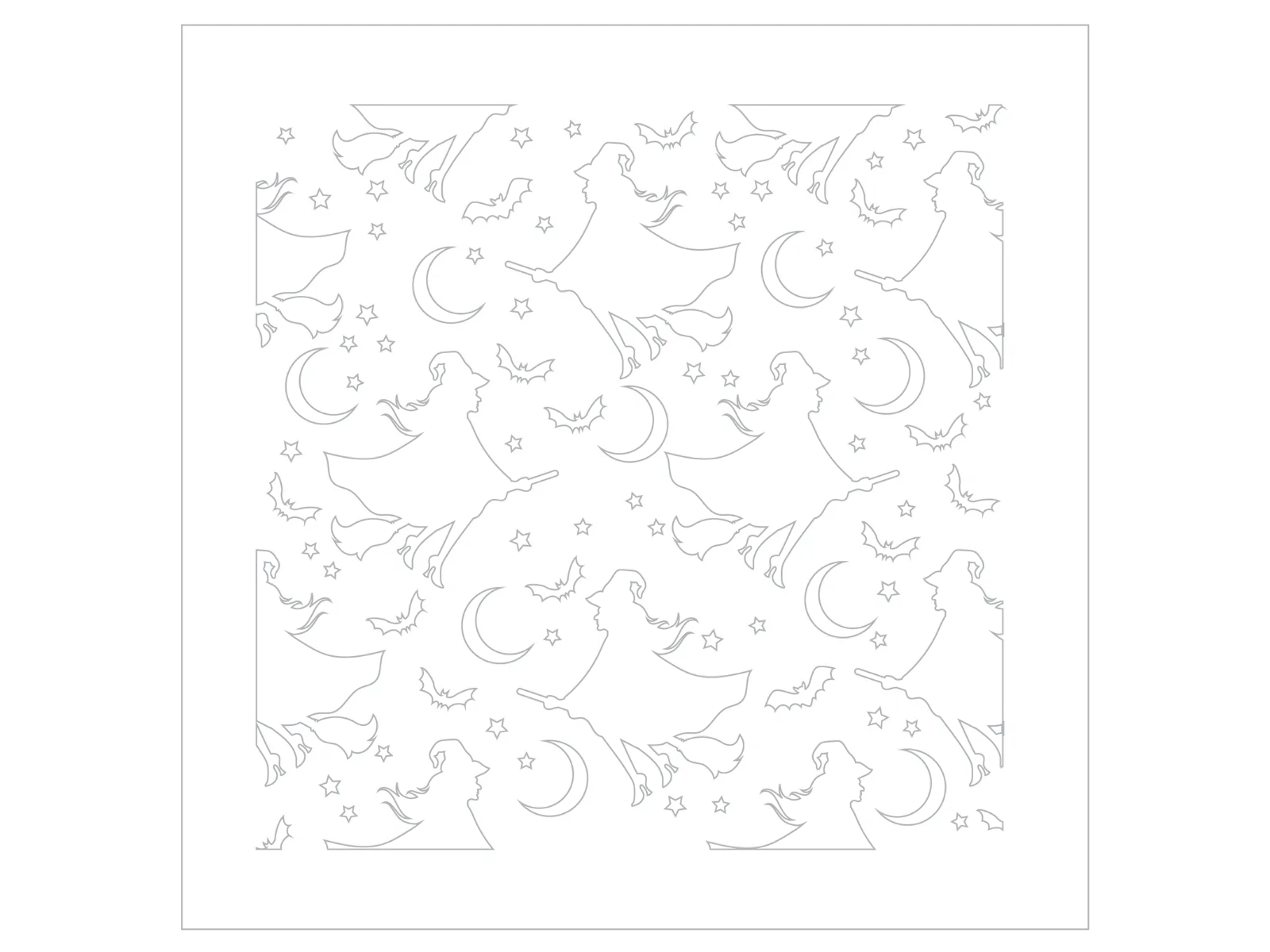 Crafter's Companion Stencil - Witching Night