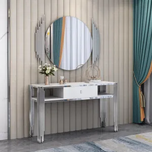 Douglas Console Table with Mirror