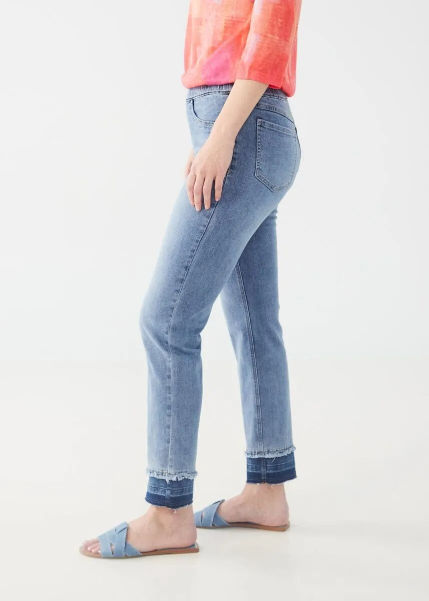 FDJ- Pull-On Pencil Ankle Denim