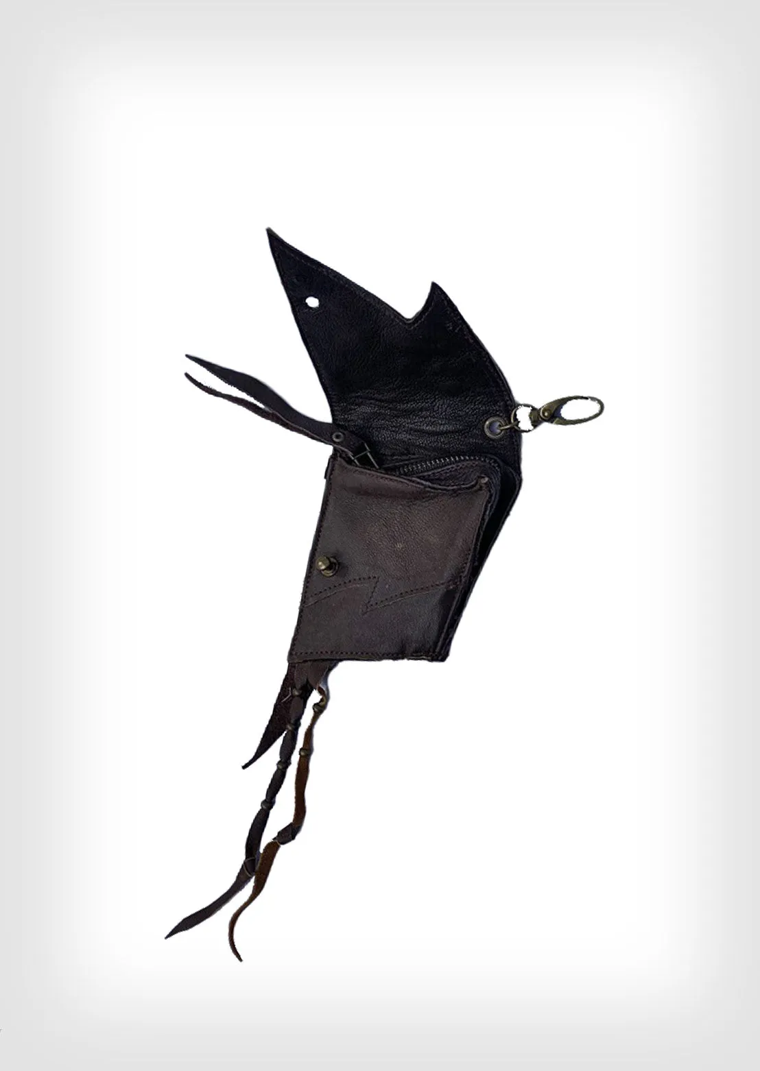 Leather pocket pouch