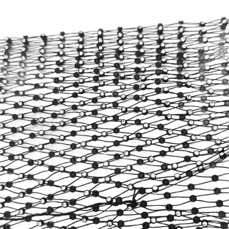 Metallic Glitter Fishnet Tank top