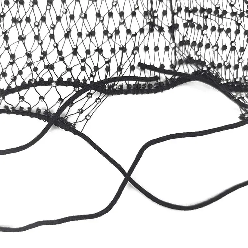 Metallic Glitter Fishnet Tank top