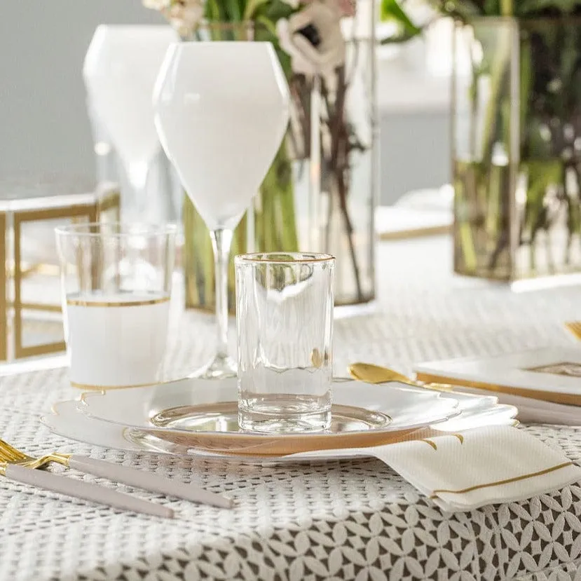 Modern Glass Cups & Saucers