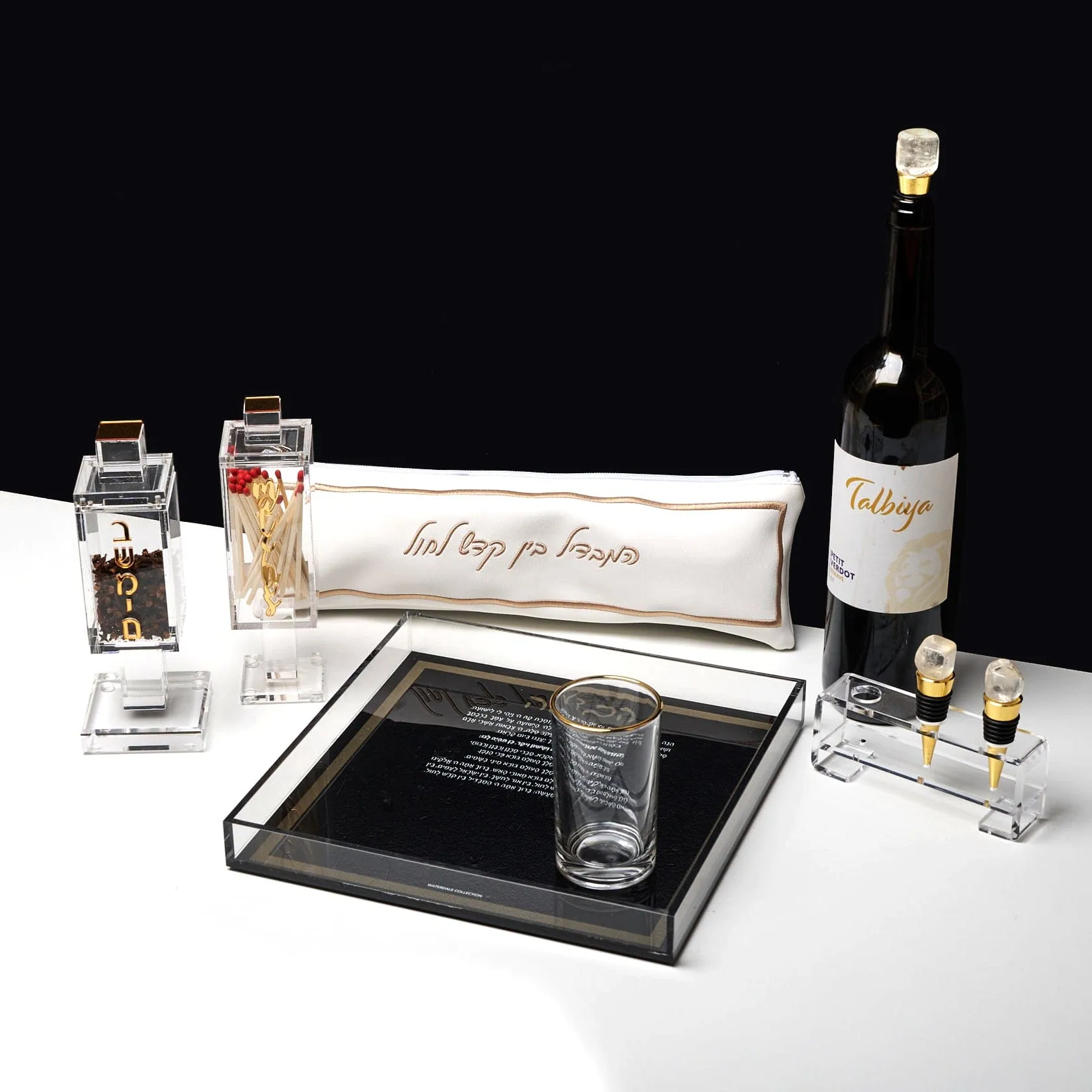 Modern Glass Cups & Saucers