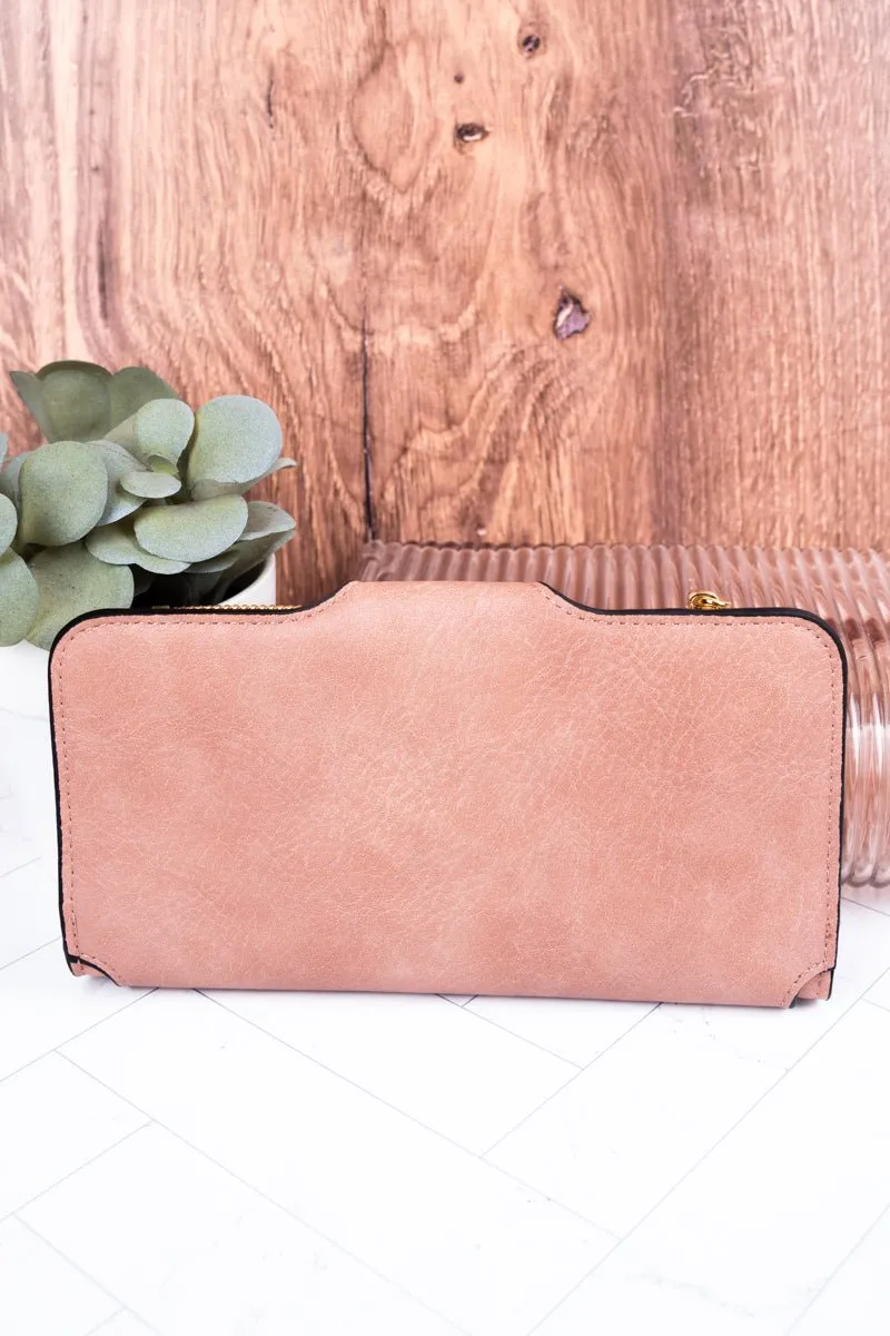 NGIL The Essentials Light Pink Faux Leather Wallet