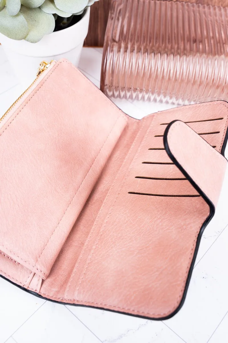 NGIL The Essentials Light Pink Faux Leather Wallet