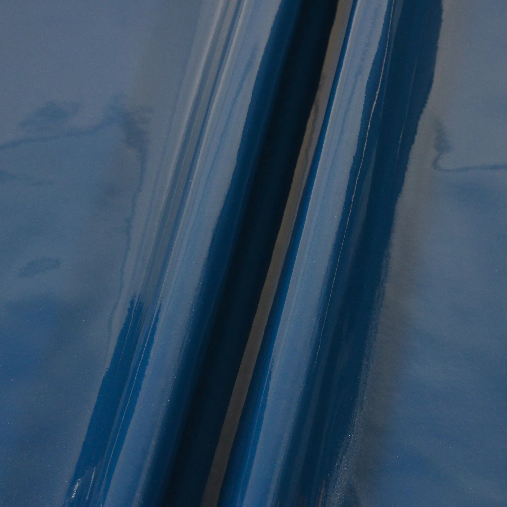 OCEAN BLUE SOLID PATENT LEATHER