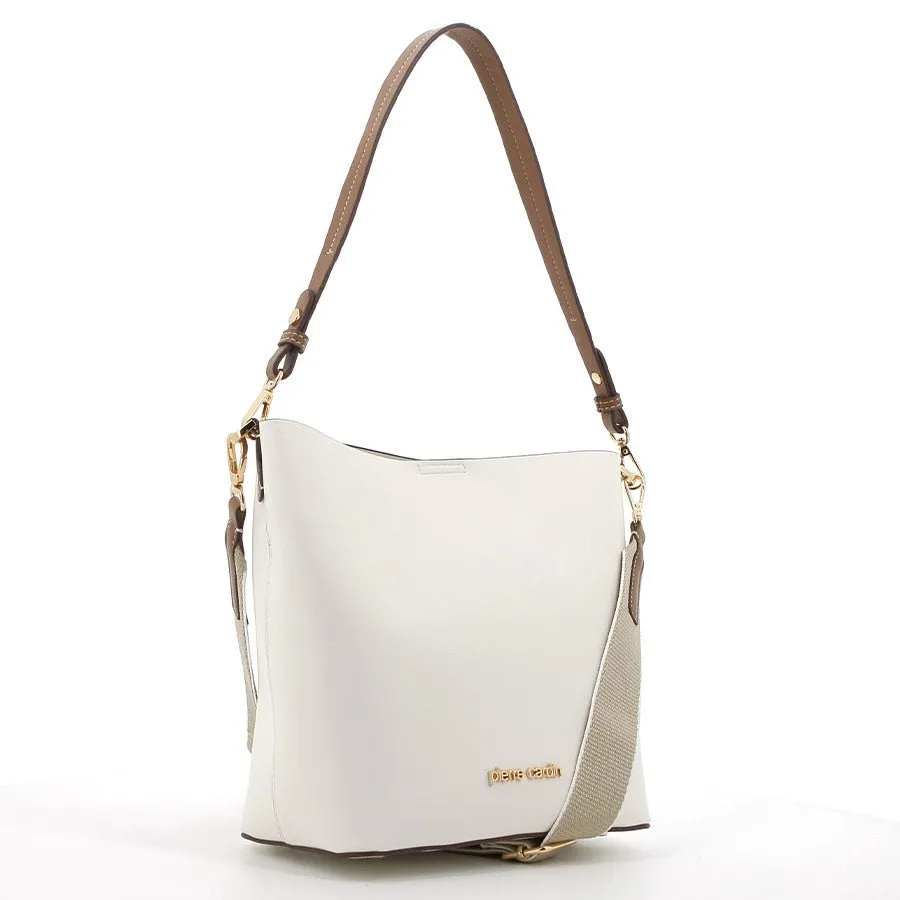 Pierre Cardin Stella Bucket Bag | White