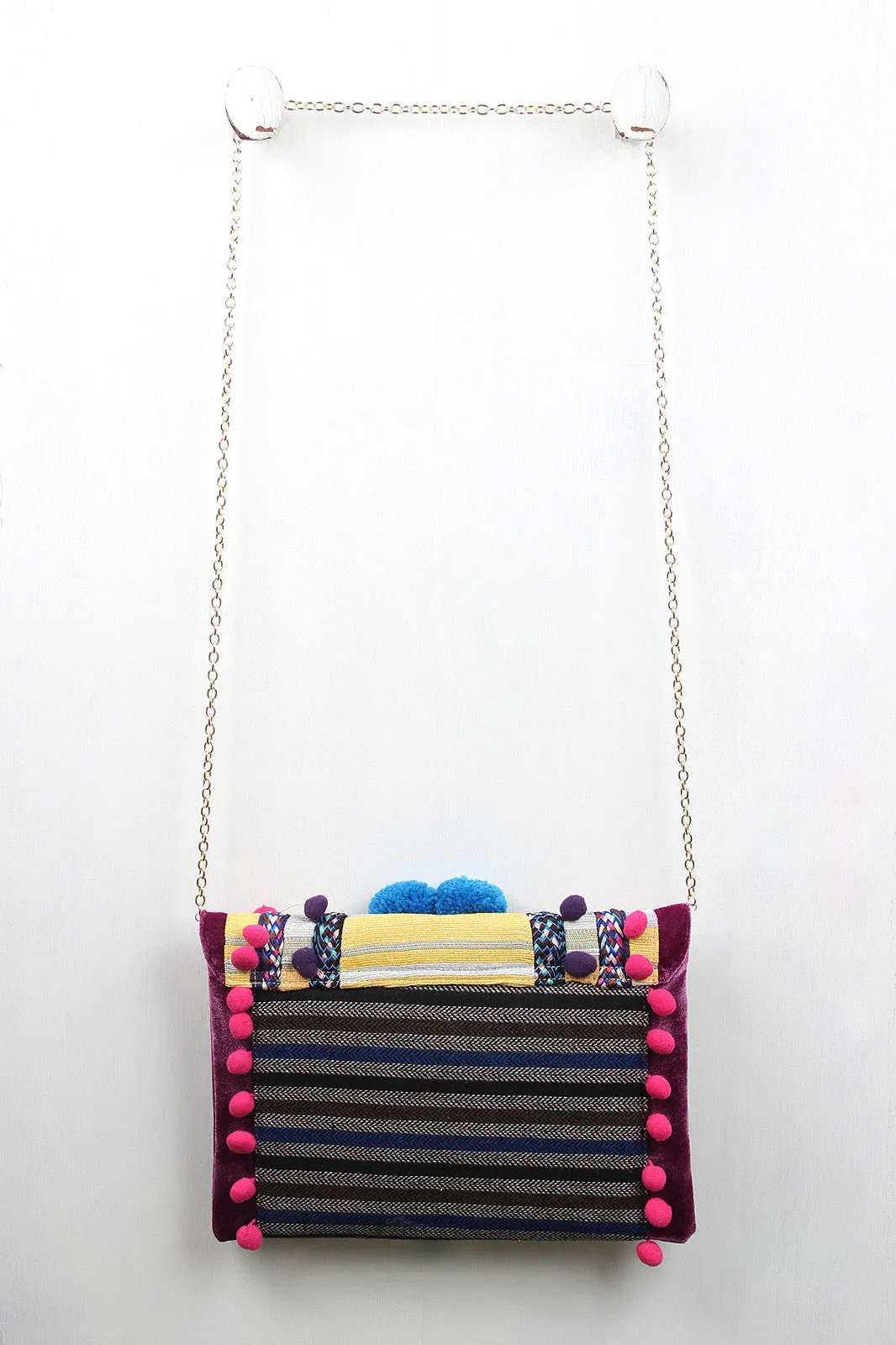 Pom Pom Statement Bag
