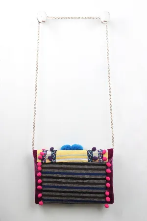 Pom Pom Statement Bag