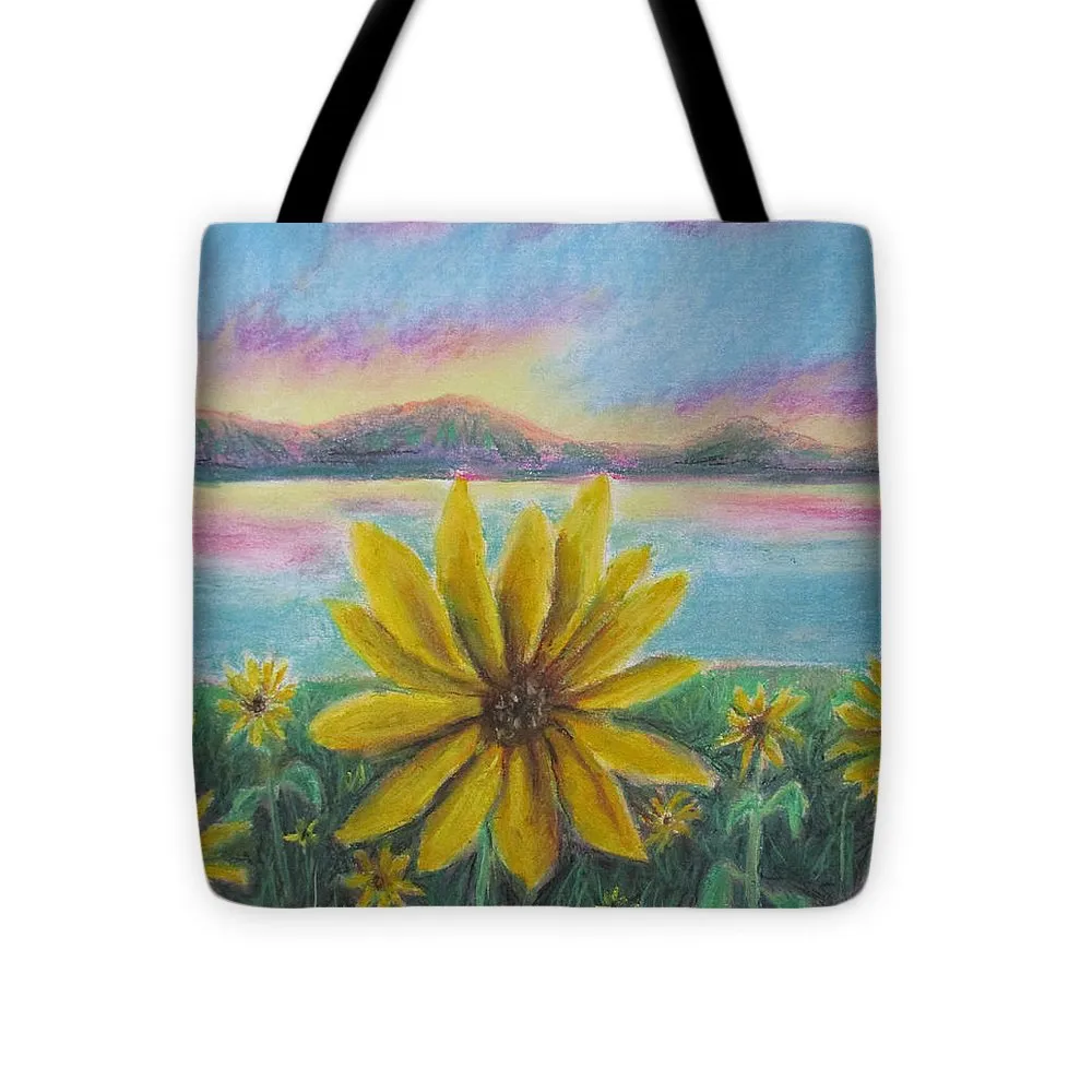 Setting Sunflower - Tote Bag