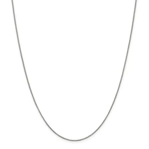 Sterling Silver .90mm Box Chain Length: 20in