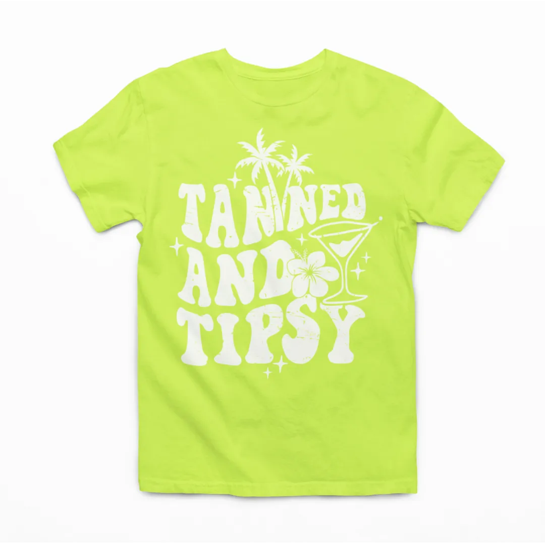 Tanned And Tipsy Graphic Tee