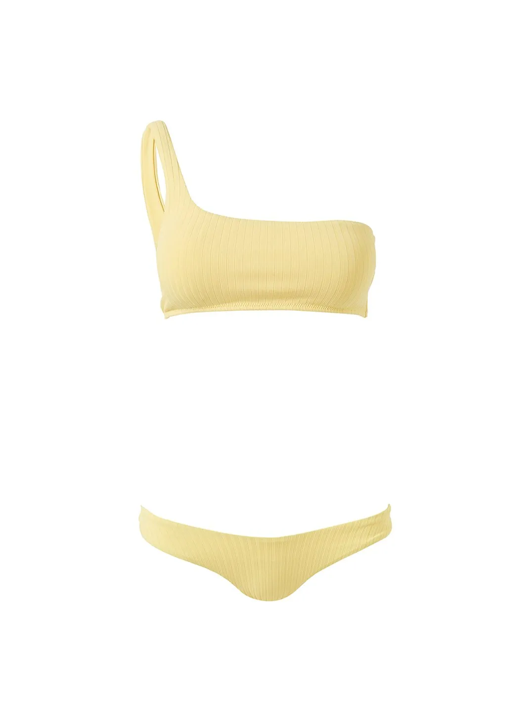 Toulouse Yellow Ribbed Bikini Bottom